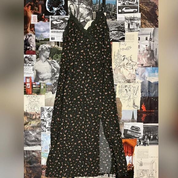 Army green maxi dress - Picture 1 of 4